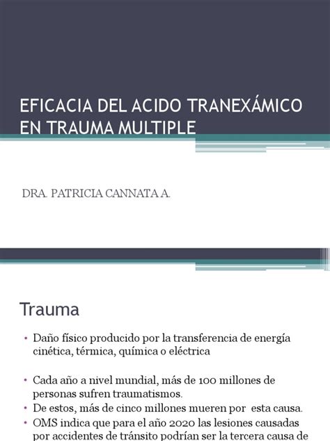 Pdf Acido Tranexamico Y Trauma Dokumen Tips