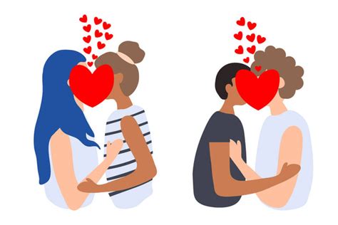 Lesbian Kiss Free Stock Vectors