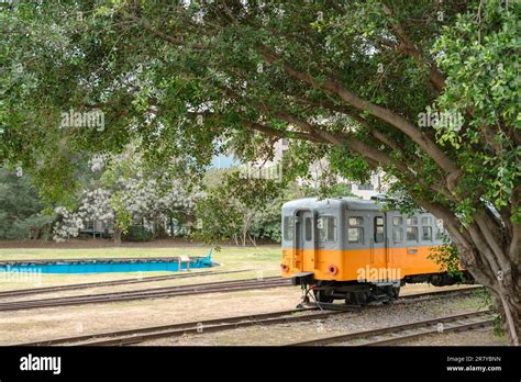 Taitung, Taiwan - March 15, 2023 : Taitung Railway Art Village train ...