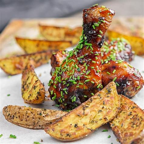 Finger Licking Sticky Chicken Drumsticks Krumpli