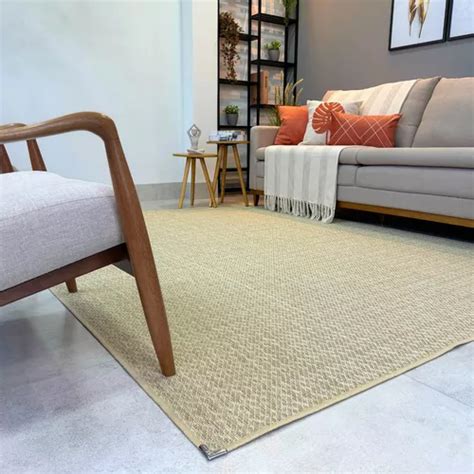 Tapete Sala Grande Antiderrapante 200x400 Sisal Lancer Parcelamento