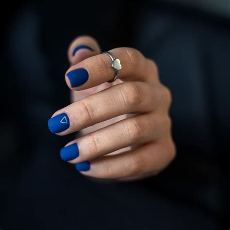 51 Beautiful Matte Blue Nails We’re Loving Right Now!