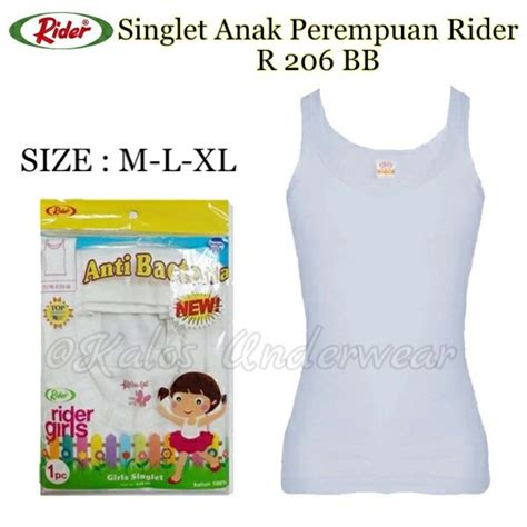 Jual Kaos Dalam Singlet Anak Perempuan Rider Bb Putih Di Lapak