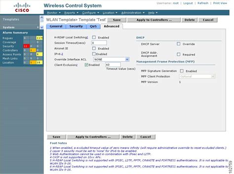 Cisco Wireless Control System Configuration Guide Release Using