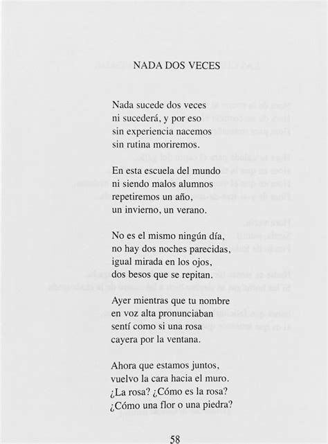 Nada Dos Veces Wislawa Szymborska Quotes Poems Me Quotes