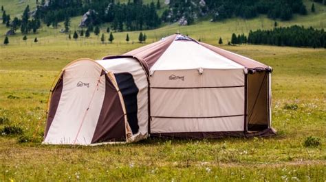 設営は2人でわずか10分！モンゴルのゲルのような4シーズン対応テント『GerTent』 | CAMPLOG GEAR
