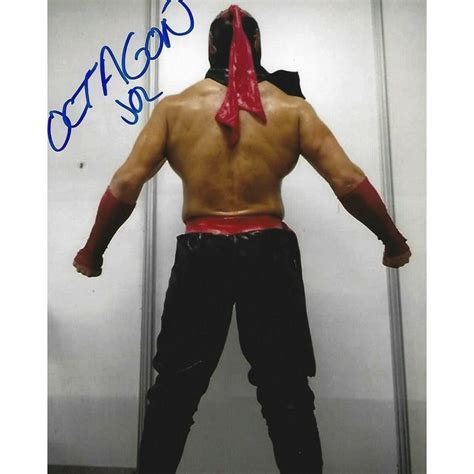 Octagon Jr Signed X Photo Aaa Lucha Libre Pro Wrestling Picture