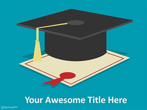 Graduation PowerPoint Template - Download Free PowerPoint PPT