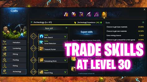 All Trade Skills At Level 30 Lost Ark Guide YouTube