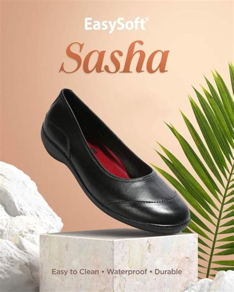 Sasha L Black Ladies Shoes Easysoft By World Balance Lazada Ph