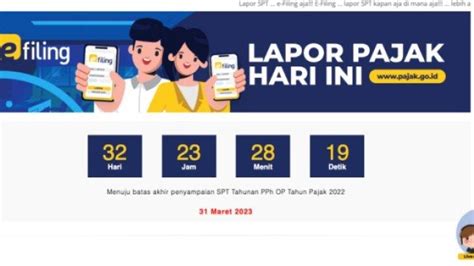 Cara Lapor SPT Tahunan Online Dan Offline Batas 31 Maret 2024 Sanksi