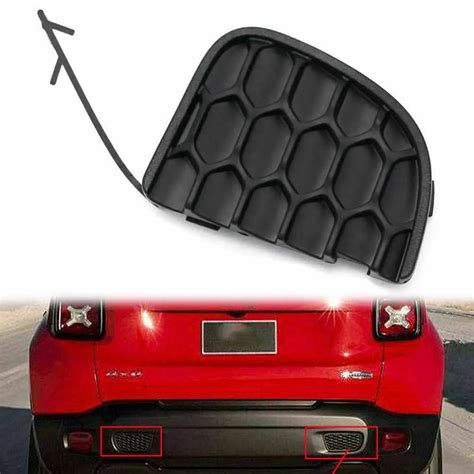 Black Car Rear Bumper Tow Hook Eye Cap Cover 5vw91lxhaa For Jeep