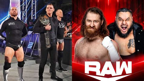 Wwe Raw Possible Finishes For Sami Zayn Vs Bronson Reed On Wwe Raw