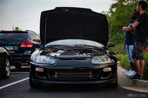 Front Of Black Toyota Supra Turbo Benlevy