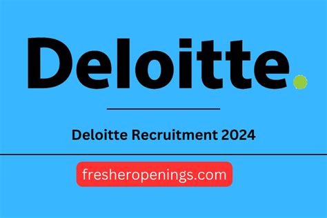 Deloitte Jobs For Freshers 2024 Mass Hiring As Data Security Quality