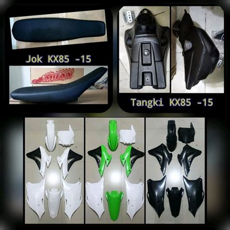 Jual Body Trail Kx Plastik Biasa Tangki Jok Plastik Model Ori Di