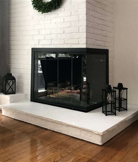 Glass Doors For Corner Fireplace Kobo Building