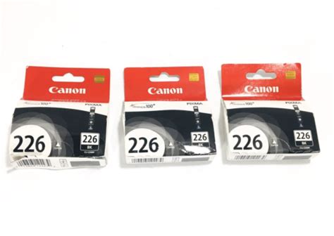 New Lot Of Sealed Genuine Canon Black Ink Cartridge Cli Bk