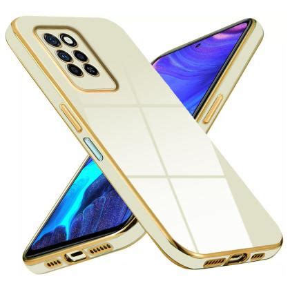 Mr Case 6D Chrome Back Cover Case For Infinix Note 10 Pro Gold