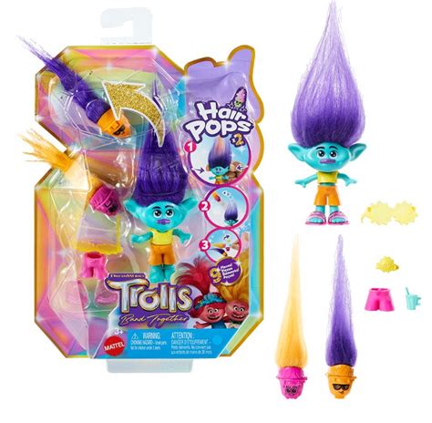 Trolls Nouvelle Tourn E Poup E Pops Cheveux Assorties Poup Es