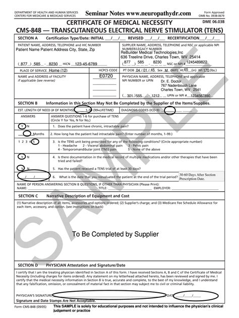 Printable Certificate Of Medical Necessity Form Template Printable