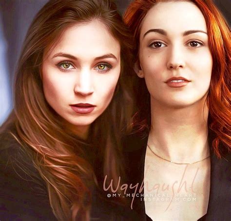 Wynonna Earp Waverly Earp And Nicole Haught Wayhaught Waverly And