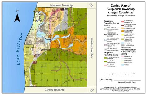 Zoning Map Saugatuck Township