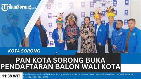 PAN Kota Sorong Buka Pendaftaran Balon Wali Kota Dance Sangkek