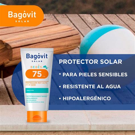 Bagóvit Solar Fps 75 Bebés Emulsión Corporal Y Facial X 180 Gramos