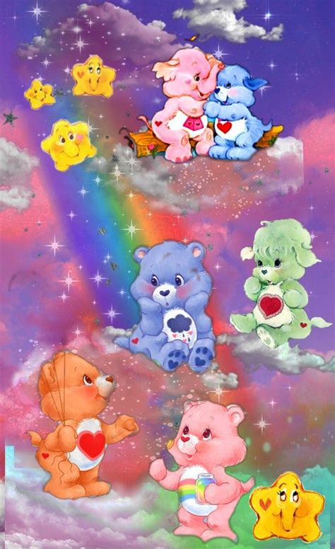 Pin On Care Bears Bear Wallpaper Care Bears Vintage Cute Cartoon