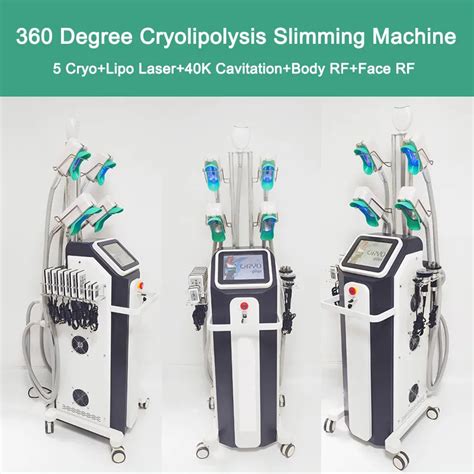 Advanced Cryo Cryo Weight Loss Machine With Lipolaser Rf Face Lifting