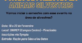 I Ciclo De Palestras Em Animais Silvestres Em Piracicaba Sympla