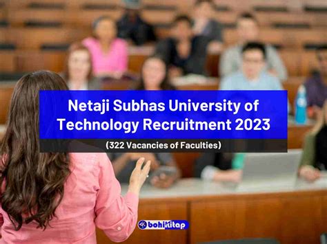 NSUT Recruitment 2023 Forms Open For 322 Vacancies Of Faculties Apply Now