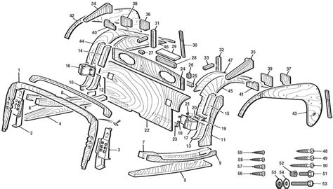 Wooden Frame Morgan Motor Company Supersports Online Parts Book