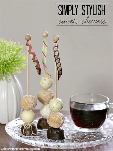 Easy Dessert Skewers | Dessert skewers, Desserts, Party food and drinks