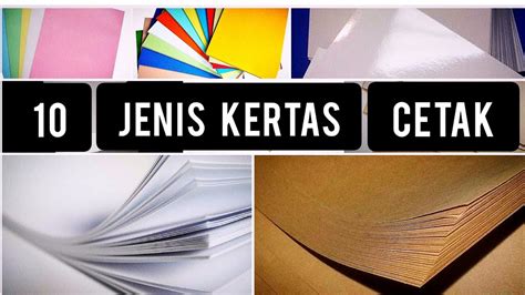 Jenis Jenis Kertas Kerja