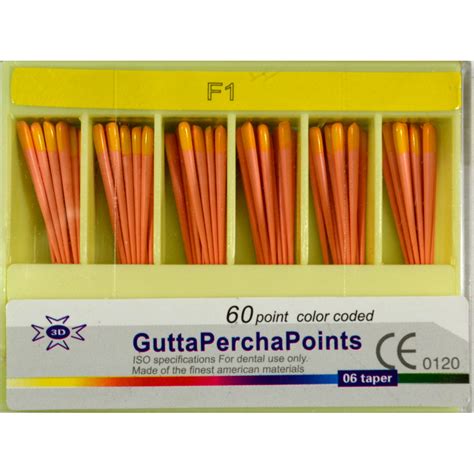 Dental Gutta Percha Points Taper F1 F2 F3 F1 F3 Dentstoreindia