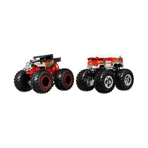 Hot Wheels Αυτοκινητάκι Monster Truck Bone Shaker VS 5 Alarm Vehicles FYJ64 Skroutz gr