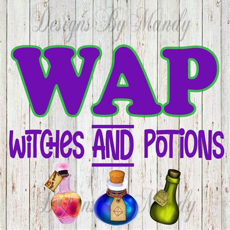 Wap Png Wap Halloween Png Witches And Potions Digital Etsy