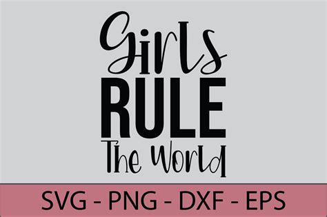 Girls Rule The World Graphic By Zahed6525 · Creative Fabrica