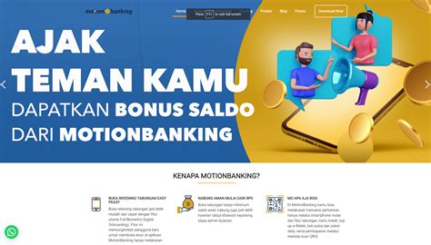 Motionbanking Apk Penghasil Uang Tanpa Modal Aplikasi Resmi Ojk