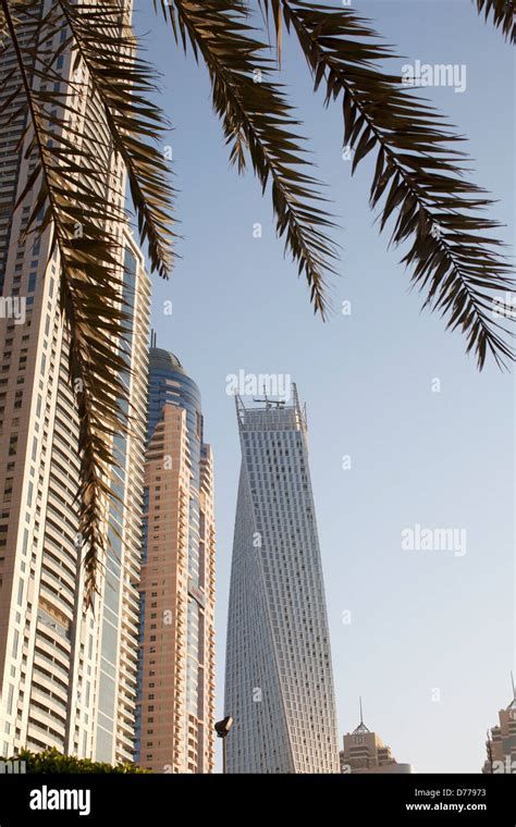 Tall buildings in Dubai, UAE Stock Photo - Alamy