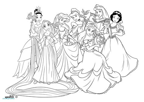 Dessin à Colorier Princesse ~ Coloring Pages