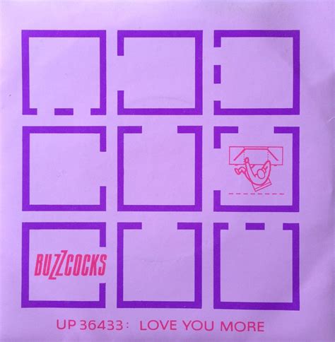 The Buzzcocks Love You More Noise Annoys 7 Single 45 Rpm Vinyl Record Love You More Love