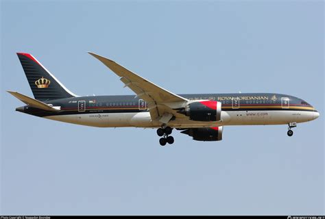 Jy Bab Royal Jordanian Boeing Dreamliner Photo By Noppadon