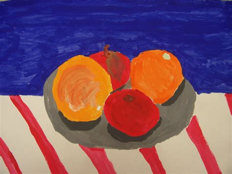 Mrs. Weber's Art Class: Apples and Oranges