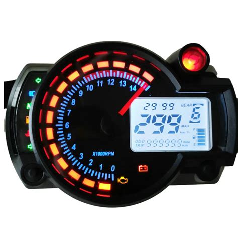 For Koso Rx N Speedometer Motorcycle Meter Lcd Digital Moto Dashboard