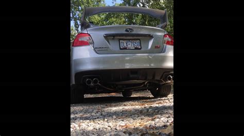 Nameless Axleback Muffler Delete 2017 WRX STI YouTube