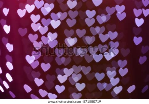 Heart Shaped Holiday Blurred Bokeh Background Stock Photo Edit Now