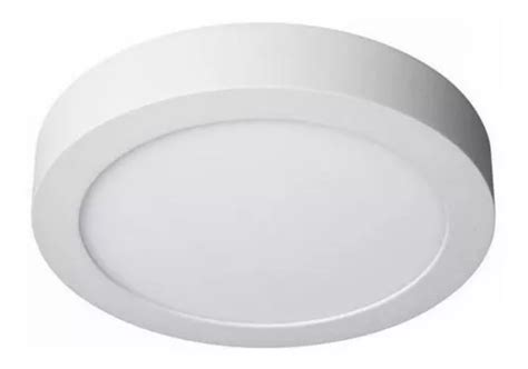 Panel Led 18w Aplique Redondo 22 5 Cm Interelec Luz Blanco MercadoLibre